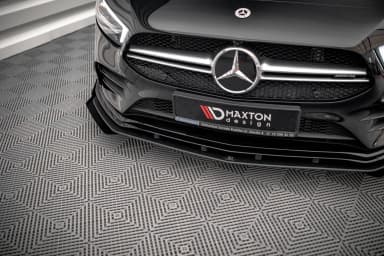 Передній сплітер Street Pro + Flaps Maxton Mercedes A35 AMG / AMG-Line Aero Pack W177 - фото My Tuning Lab