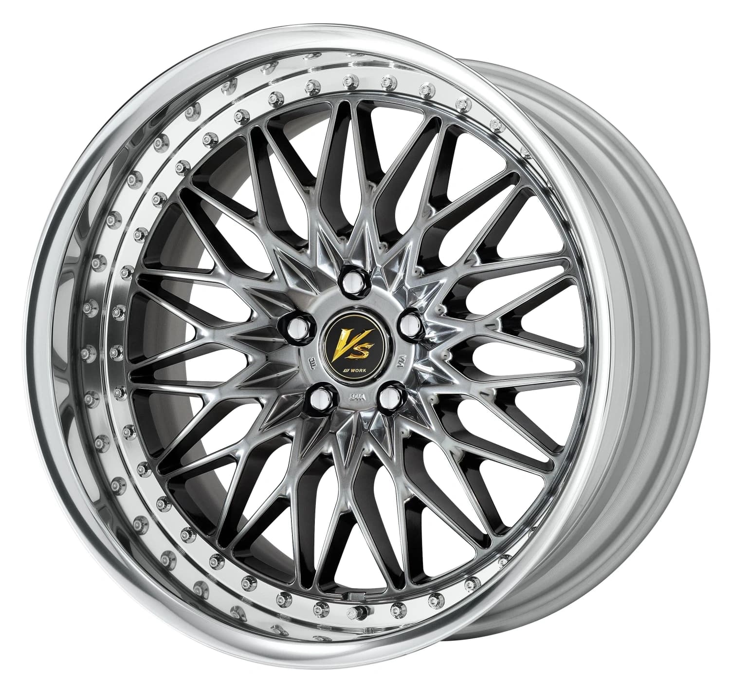 Легкосплавний диск 20" Work Wheels VS XV 20x9,5 BLANK Brilliant срібний чорний (BSB) - фото My Tuning Lab