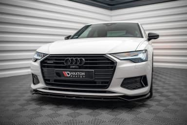 Передній сплітер V.3 Maxton Audi A6 C8 - фото My Tuning Lab