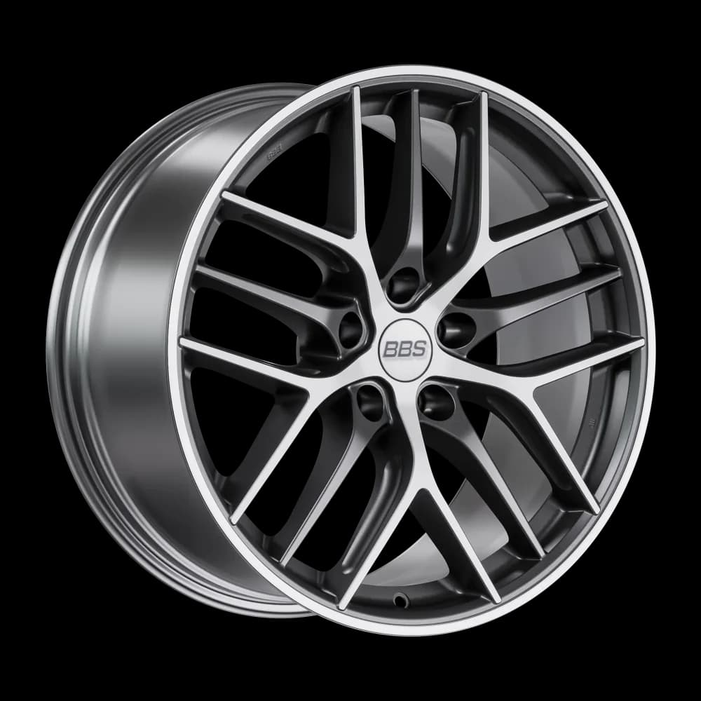 Легкосплавний диск 19" BBS CC-R 19x9,5 ET40 5x120 сатиновий графіт алмазне фрезерування - фото My Tuning Lab
