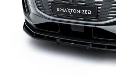 Передній сплітер Maxton Audi Q6 e-tron Standard / S-Line / SQ6 e-tron SUV / Sportback Mk1 - фото My Tuning Lab