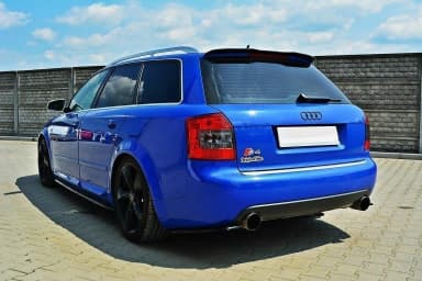 Задні сплітери boczne Maxton Audi S4 B6 Avant (чорний глянець) - фото My Tuning Lab