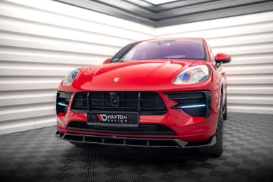 Передній сплітер V.2 Maxton Porsche Macan GTS / Sport Design Mk1 Facelift - фото My Tuning Lab