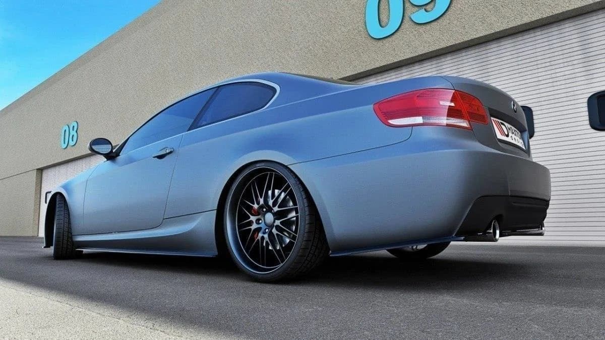 Задні сплітери boczne Maxton BMW 3 E92 M-пакет (чорний глянець) - фото My Tuning Lab