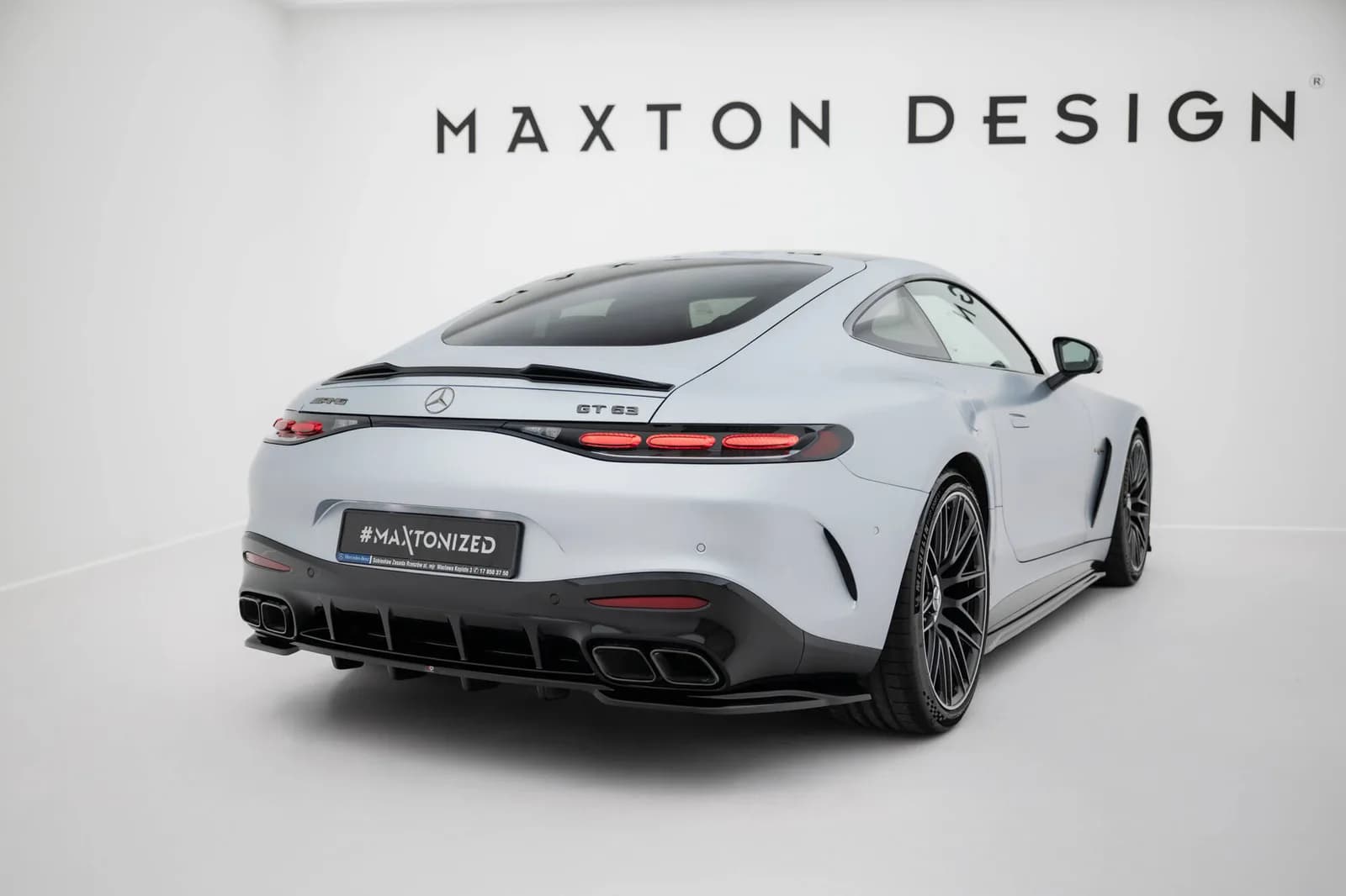 Задній сплітер (Z Dyfuzorem) V.1 Maxton Mercedes-AMG GT 63 / 55 / 63 S E Performance C192 - фото My Tuning Lab