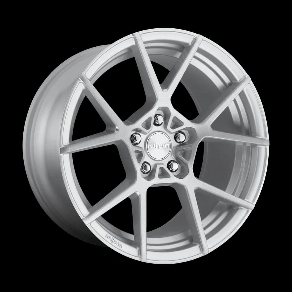 Легкосплавний диск 20" Rotiform R138 KPS 20x8,5 ET35 5x120 глянцевий срібний брашований - фото My Tuning Lab