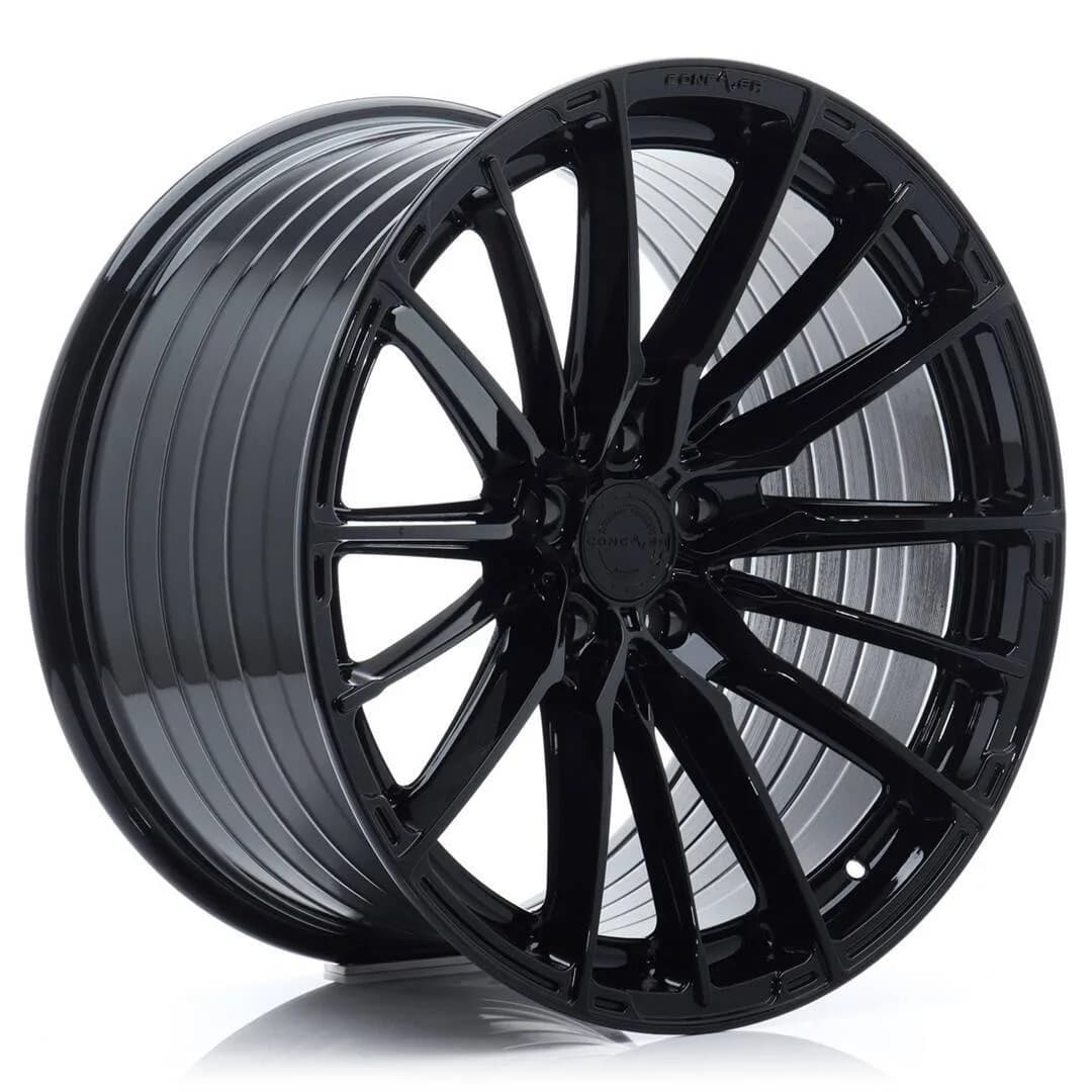 Легкосплавний диск 22" Concaver CVR7 22x9,5 ET32 5x112 платиновий чорний - фото My Tuning Lab