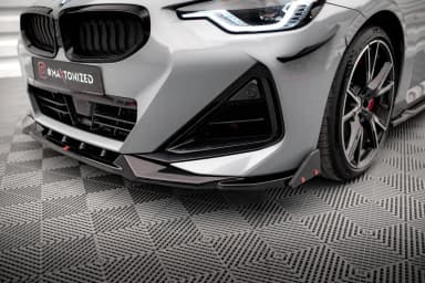 Передній сплітер V.2 + Flaps Maxton BMW 2 Coupe M-пакет / M240i G42 - фото My Tuning Lab