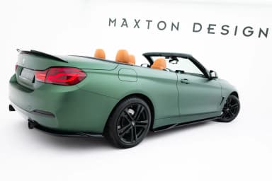 Накладки на пороги Maxton BMW 4 Cabrio / Coupe F33 / F32 - фото My Tuning Lab