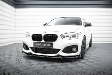 Передній сплітер V.5 Maxton + Flaps BMW 1 M-пакет / M140i F20 Facelift - фото My Tuning Lab