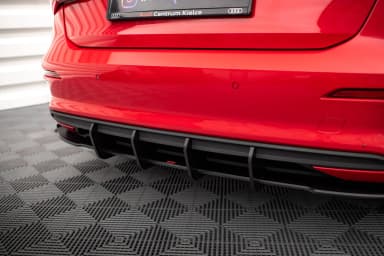 Задня накладка Street Pro + Flaps Maxton Audi A3 Sportback 8Y - фото My Tuning Lab