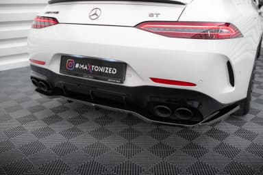 Задній сплітер (Z Dyfuzorem) Maxton Mercedes-AMG GT 43 4 Door Coupe V8 Styling Package X290 - фото My Tuning Lab