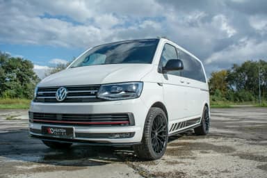 Накладки на пороги Maxton Volkswagen T6 - фото My Tuning Lab