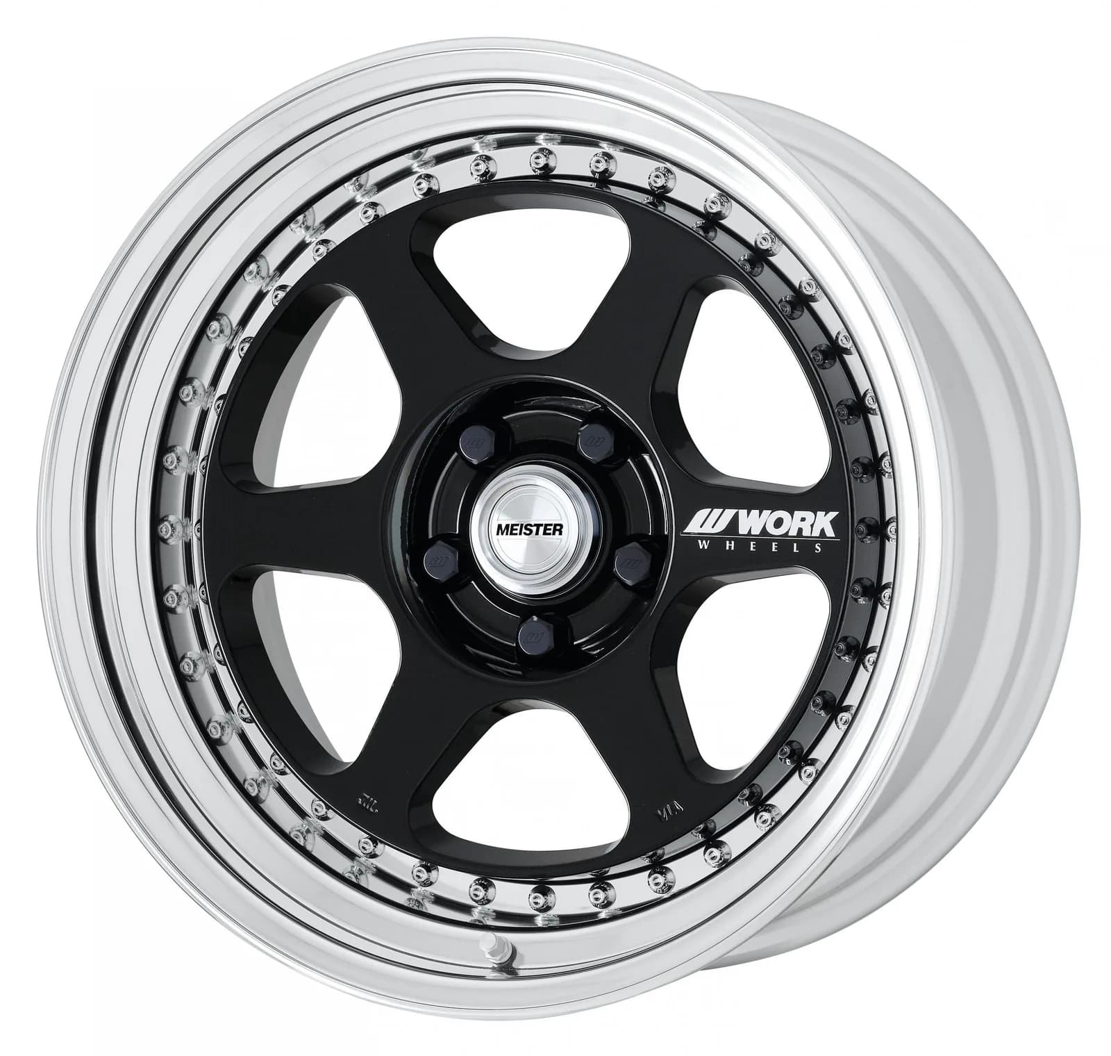 Легкосплавний диск 18" Work Wheels Meister L1-3P 18x13 BLANK глянцевий чорний (BLK) - фото My Tuning Lab