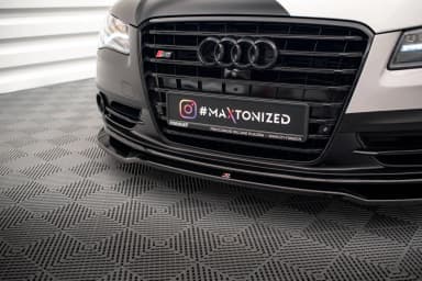 Передній сплітер V.1 Maxton Audi S8 D4 - фото My Tuning Lab