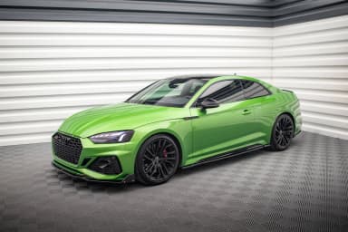 Накладки на пороги Maxton Audi RS5 Coupe F5 Facelift - фото My Tuning Lab