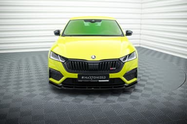 Передній сплітер V.3 Maxton Skoda Octavia RS Mk4 - фото My Tuning Lab