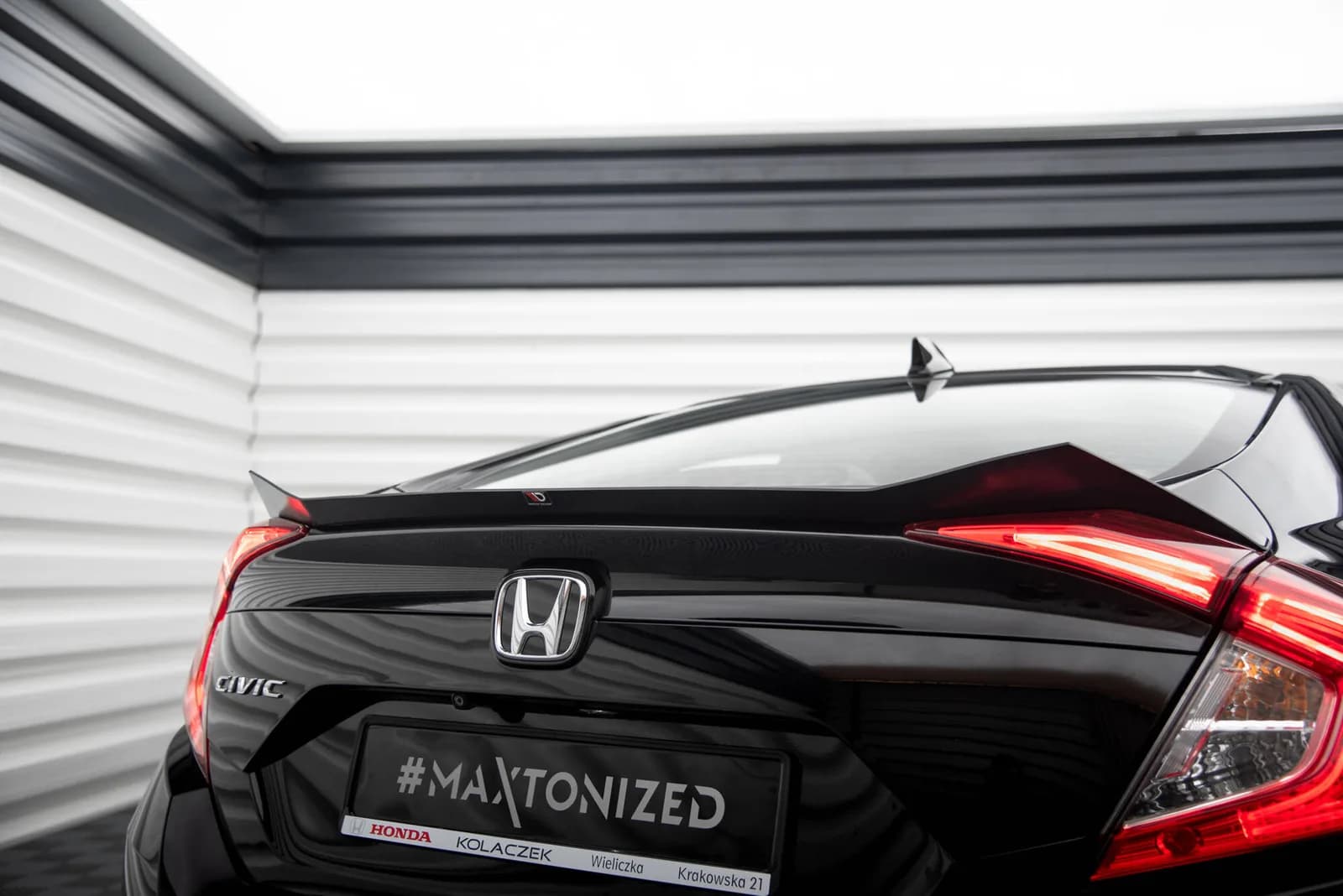 Спойлер Maxton Honda Civic Sedan Mk10 / Mk10 Facelift - фото My Tuning Lab