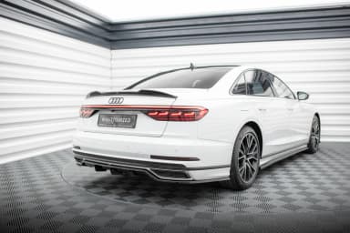 Задній сплітер (Z Dyfuzorem) Maxton Audi A8 S-Line D5 - фото My Tuning Lab