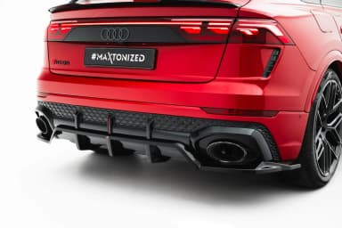 Задній сплітер (Z Dyfuzorem) Maxton Audi RSQ8 Mk1 Facelift - фото My Tuning Lab