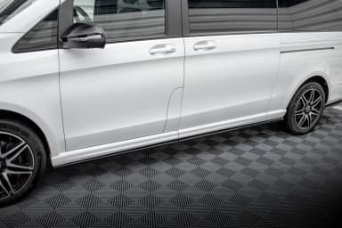 Накладки на пороги Maxton Mercedes-Benz V-Class Extra Long AMG-Line W447 Facelift - фото My Tuning Lab