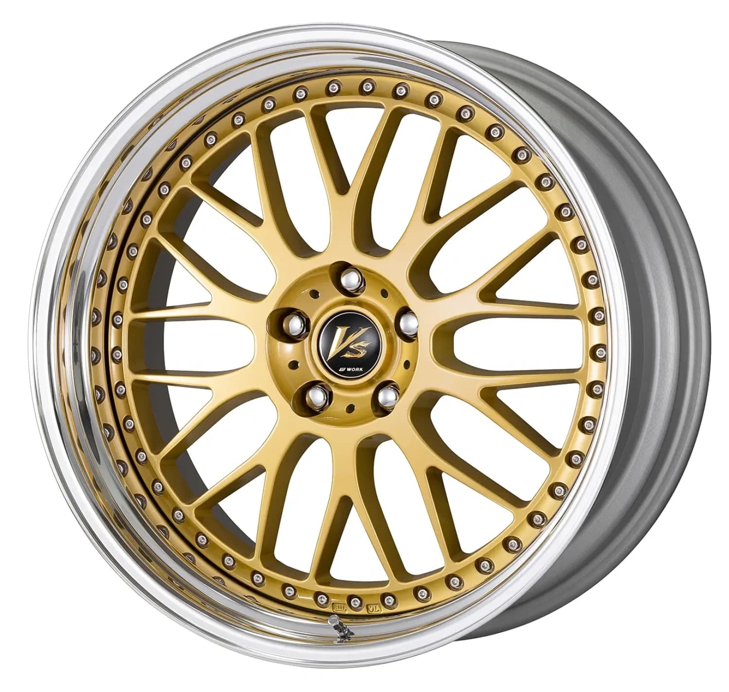 Легкосплавний диск 19" Work Wheels VS XX Step Rim 19x10,5 BLANK золотий (GLD) - фото My Tuning Lab