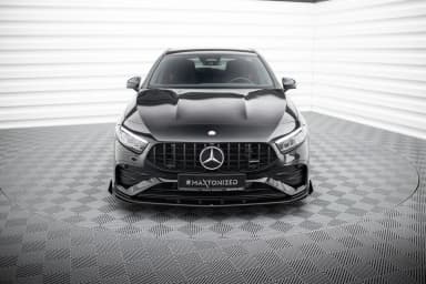 Передній сплітер Street Pro + Flaps Maxton Mercedes-AMG A35 W177 Facelift - фото My Tuning Lab