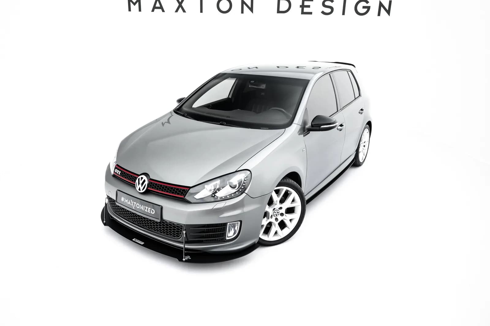 Передній сплітер Maxton Racing Volkswagen Golf MK6 GTI 35th - фото My Tuning Lab
