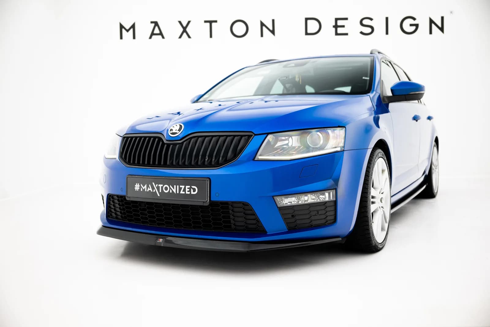 Передній сплітер V.2 Maxton Skoda Octavia RS Mk3 - фото My Tuning Lab