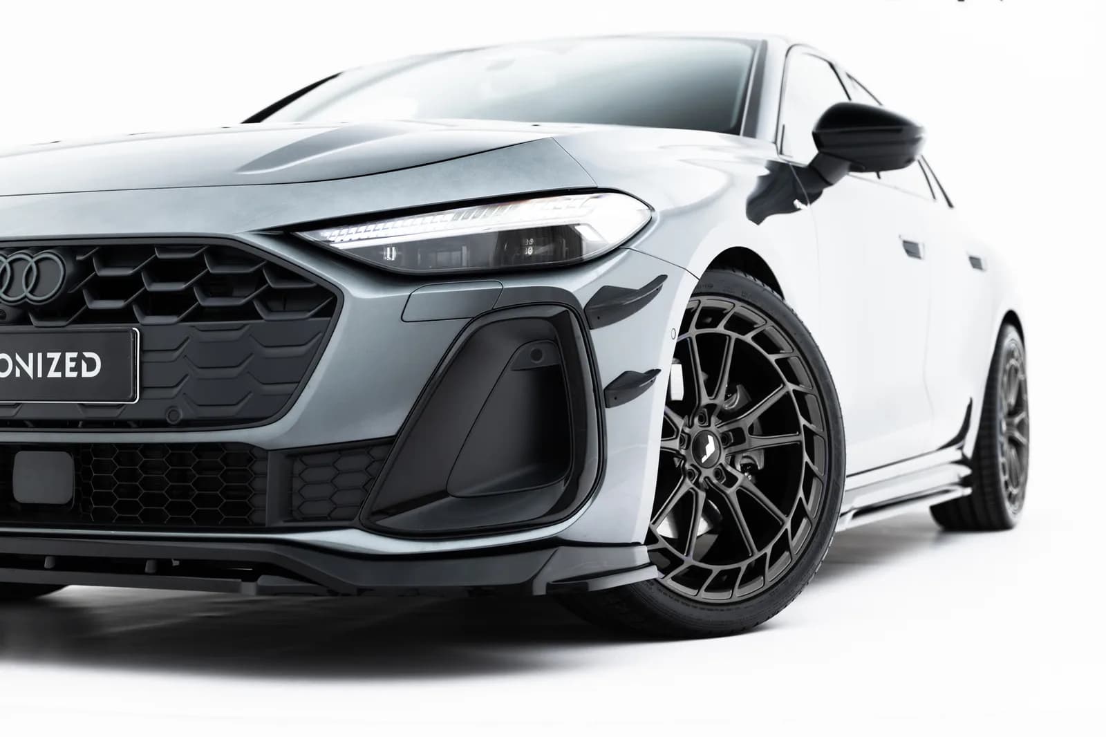 Канарди (аеродинамічні накладки переднього бампера) Maxton Audi A5 S-Line / S5 Sedan / Avant B10 - фото My Tuning Lab