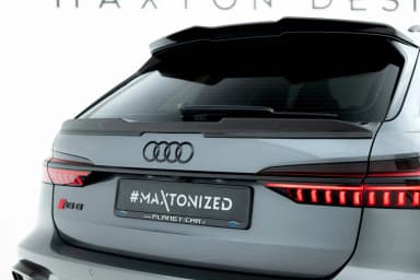 Karbonowy Spoiler Tylnej Klapy (Dolny) Prepreg Maxton Audi RS6 C8 / C8 Facelift - фото My Tuning Lab
