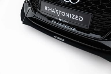Передній сплітер Racing V.2 Maxton Audi RS5 Coupe / Sportback F5 - фото My Tuning Lab