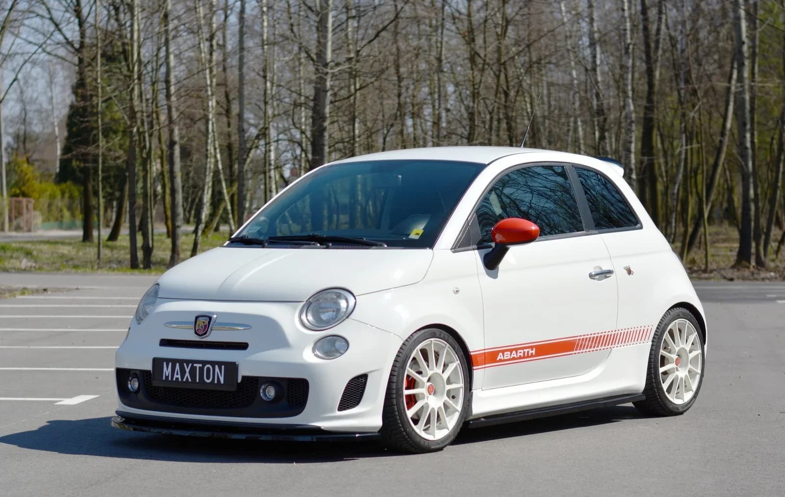 Накладки на пороги Maxton Abarth 500 Mk1 - фото My Tuning Lab