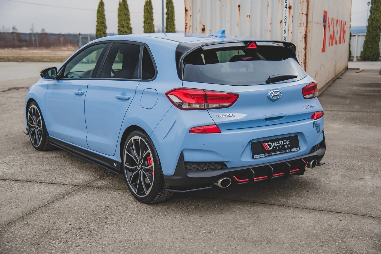 Задній дифузор Street Pro V.2 Maxton Hyundai I30 N Mk3 Hatchback - фото My Tuning Lab