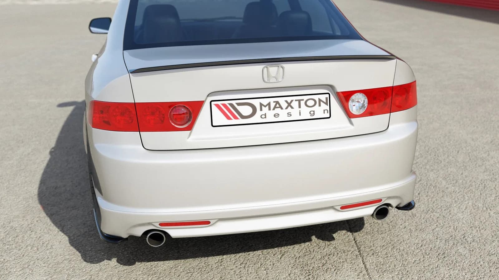 Задній спойлер Maxton Honda Accord VII Type-S (чорний глянець) - фото My Tuning Lab