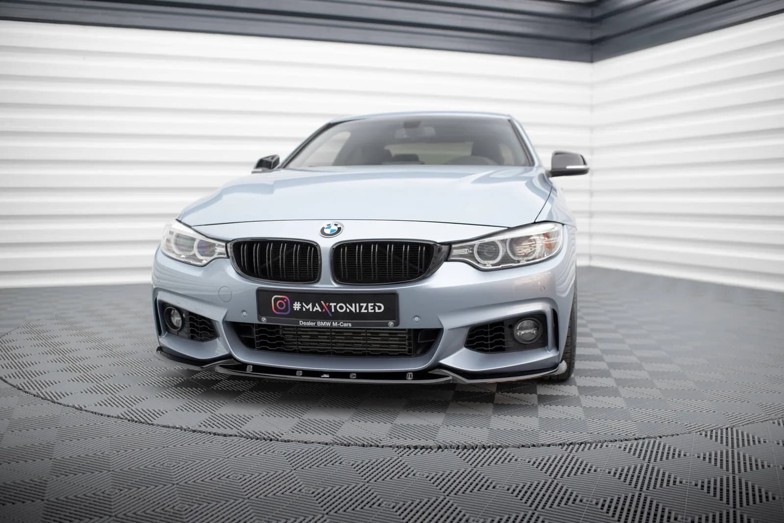 Передній сплітер V.3 Maxton BMW 4 Coupe / Gran Coupe / Cabrio M-пакет F32 / F36 / F33 - фото My Tuning Lab