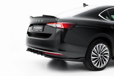Задня накладка Maxton Skoda Superb Mk4 / Mk4 Sportline - фото My Tuning Lab
