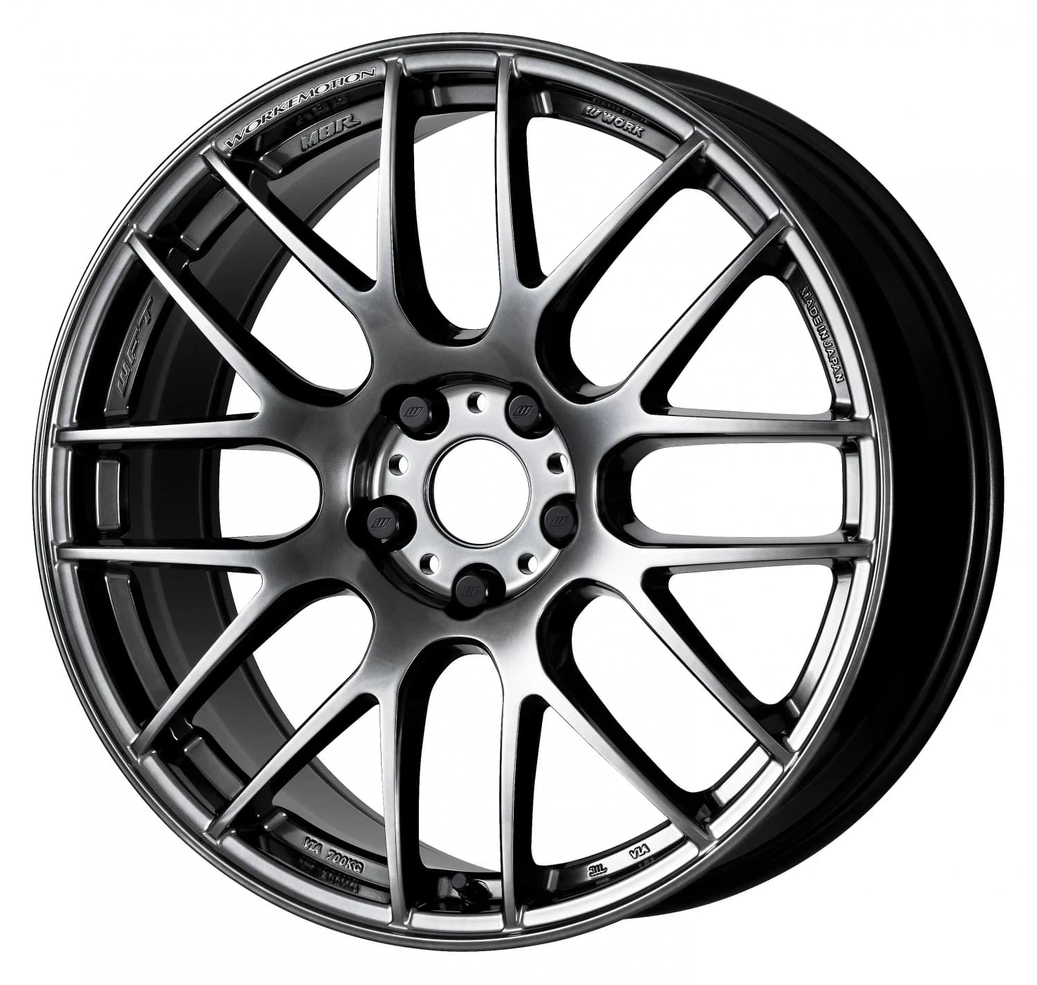 Легкосплавний диск 18" Work Wheels Work Emotion M8R 18x7,5 BLANK Blim чорний (GTK) - фото My Tuning Lab