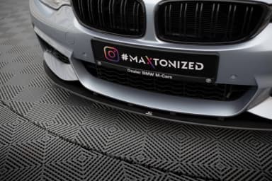Передній сплітер Street Pro Maxton BMW 4 Coupe / Gran Coupe / Cabrio M-пакет F32 / F36 / F33 - фото My Tuning Lab