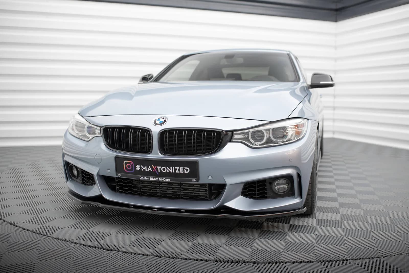 Передній сплітер V.1 Maxton BMW 4 Coupe / Gran Coupe / Cabrio M-пакет F32 / F36 / F33 - фото My Tuning Lab