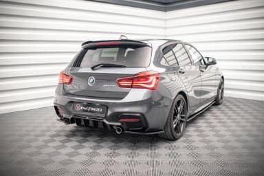 Задні сплітери boczne Maxton BMW 1 F20 рестайлінг M-Power (чорний глянець) - фото My Tuning Lab
