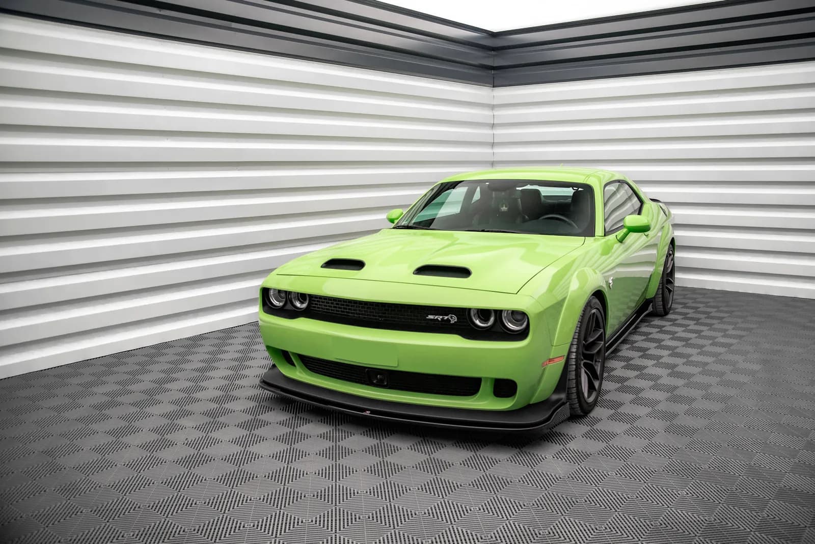 Передній сплітер Maxton Dodge Challenger SRT Hellcat Widebody Mk3 - фото My Tuning Lab