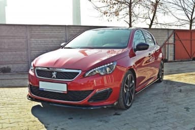 Передній сплітер Maxton Peugeot 308 II GTI V.2 - фото My Tuning Lab