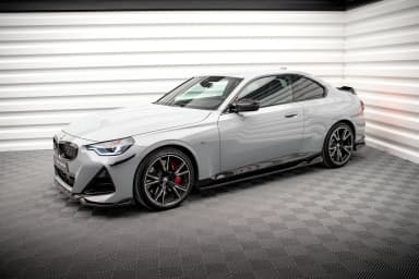 Накладки на пороги V.1 Maxton BMW 2 Coupe M-пакет / M240i G42 - фото My Tuning Lab