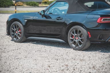 Накладки на пороги Maxton Abarth 124 Spider - фото My Tuning Lab