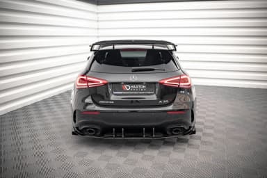 Задня накладка Street Pro + Flaps Maxton Mercedes A35 AMG Hatchback Aero Pack W177 - фото My Tuning Lab