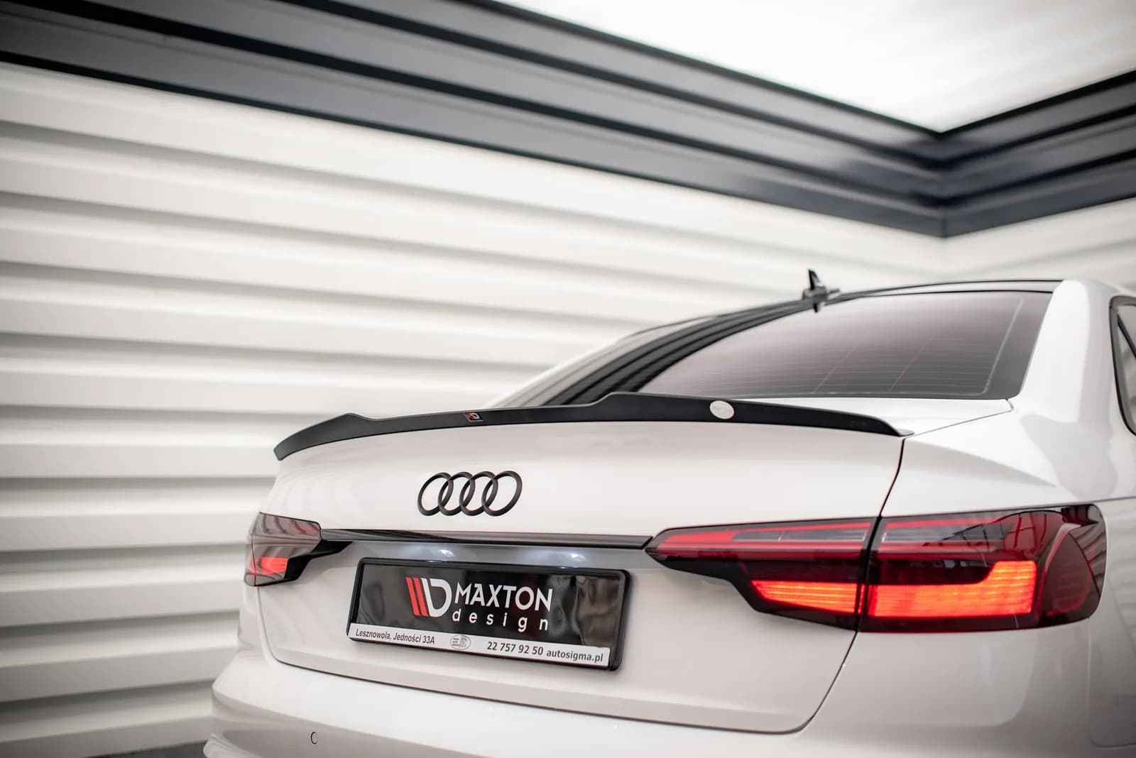 Спойлер V.1 Maxton Audi S4 / A4 Standard / S-Line / Competition Sedan B9 / B9 Facelift - фото My Tuning Lab