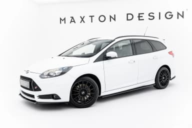 Накладки на пороги Maxton Ford Focus ST / ST-Line Hatchback / Estate Mk3 / Mk3 Facelift - фото My Tuning Lab