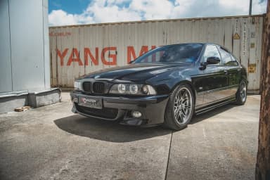Накладки переднього бампера Maxton BMW M5 / 5 M-пакет E39 - фото My Tuning Lab