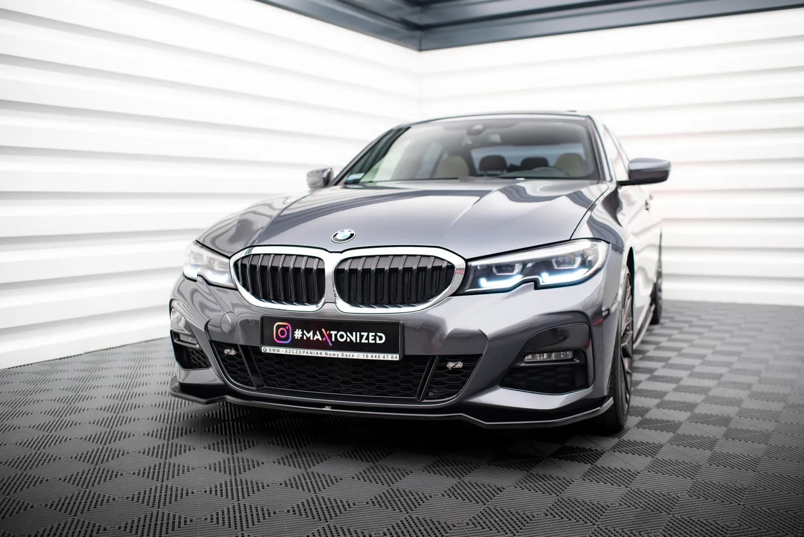 Передній сплітер V.2 Maxton BMW 3 M-пакет G20 - фото My Tuning Lab